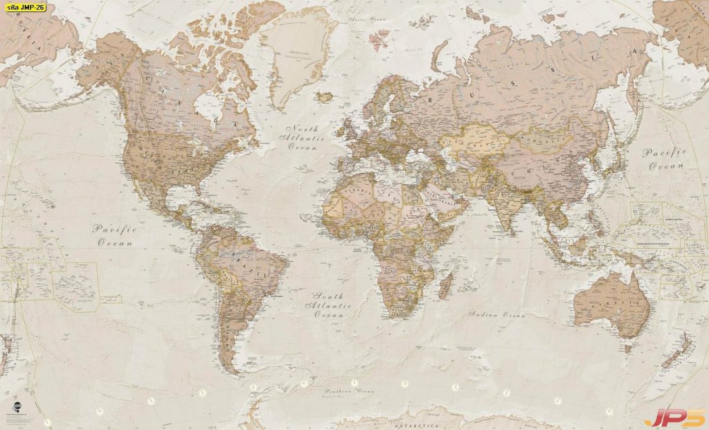 แผนที่โลกแบบขยายใหญ่
