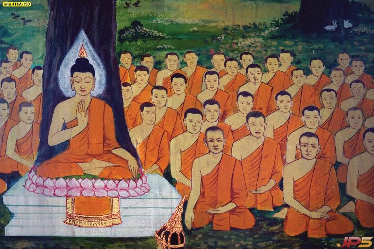 ภาพพระสงฆ์รวมตัววันพระ