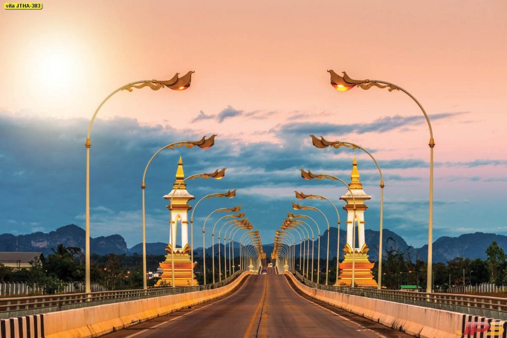 ภาพสะพานโทนสีทอง