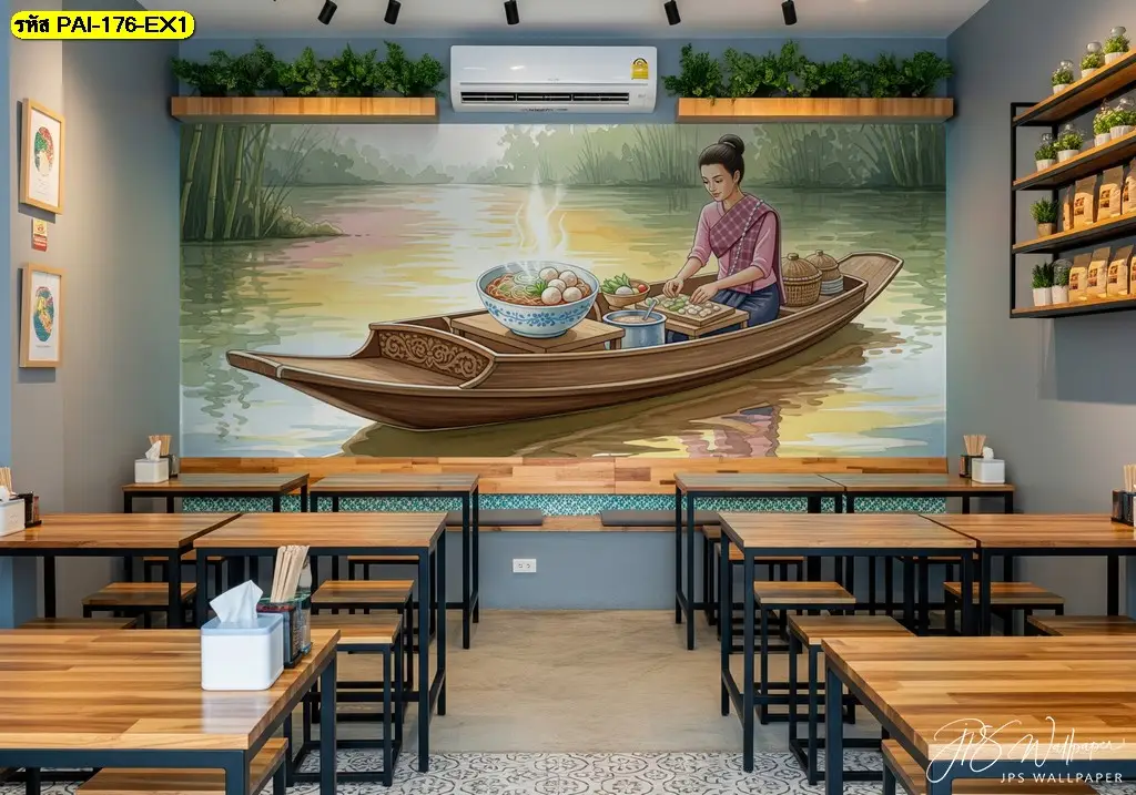 ไอเดียแต่งผนังร้านก๋วยเตี๋ยวด้วย รูปภาพตกแต่งร้านก๋วยเตี๋ยวสวยๆ ที่เป็นภาพพิมพ์ติดผนังร้านก๋วยเตี๋ยวโบราณ
