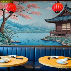 เปลี่ยนบรรยากาศร้านให้พิเศษขึ้นด้วย วอลเปเปอร์แต่งร้านอาหารญี่ปุ่น ดีไซน์ภาพวาดสไตล์อุคิโยะที่น่าจดจำ
