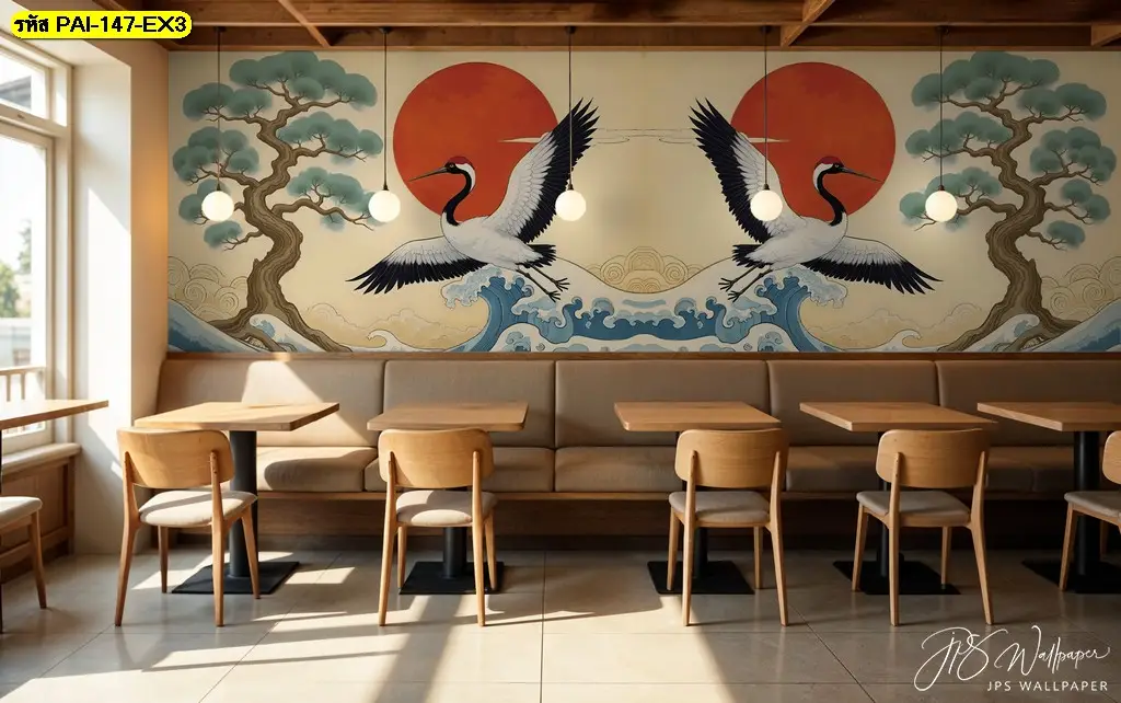 ตกแต่งร้านอาหารให้ดูสงบด้วย Japanese style wallpaper for bedroom สร้างพื้นที่พักผ่อนที่สวยงามและมีความหมาย