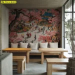 ไอเดีย Korean cafe wall decor ใช้โทนสีอบอุ่นและมินิมอลเพื่อสร้างบรรยากาศผ่อนคลายและน่านั่ง