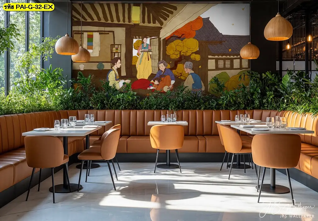 ไอเดียแต่งร้านกาแฟเกาหลีมินิมอลด้วยรูปตกแต่งผนังคาเฟ่ลายการ์ตูนเกาหลีที่ทำให้ร้านของคุณดูน่ารักและอบอุ่นขึ้นทันที