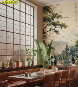 วอลเปเปอร์สั่งพิมพ์ลายประวัติศาสตร์ที่บอกเล่าภาพวาดวิถีชีวิตคนเกาหลีโบราณ ทำให้ร้านของคุณมีเรื่องราวที่น่าสนใจ