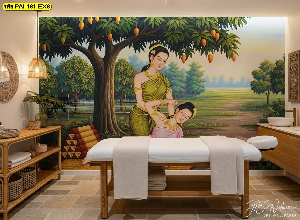 วอลเปเปอร์ภาพศิลปะนวดแผนไทย พร้อมบริการจัดส่งทั่วโลก ตอบโจทย์ธุรกิจสายสปาและนวด