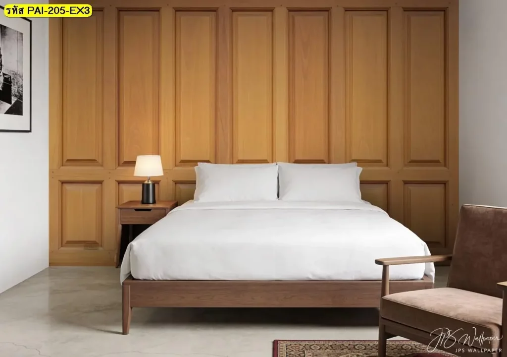 วอลเปเปอร์ลายไม้คลาสสิกลายไม้ธรรมชาติแบบ Classic wooden wall panel mural สำหรับภาพติดผนังลายไม้คลาสสิกที่ช่วยสร้างบรรยากาศอบอุ่น